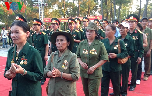 Ehrung der ehemaligen jugendlichen Freiwilligen